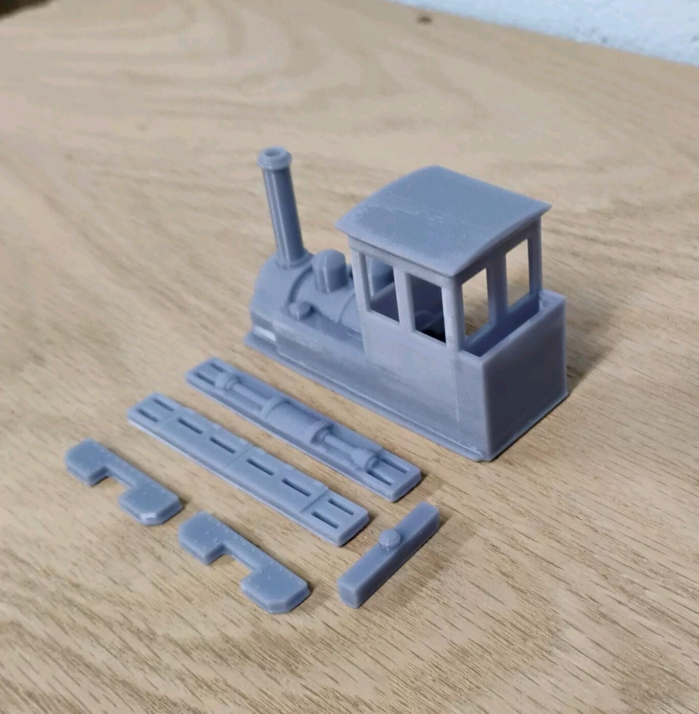 On18 SHAY LOCO kit #1. For Kato 11-109/11-110 chassis. RESIN 3D print.