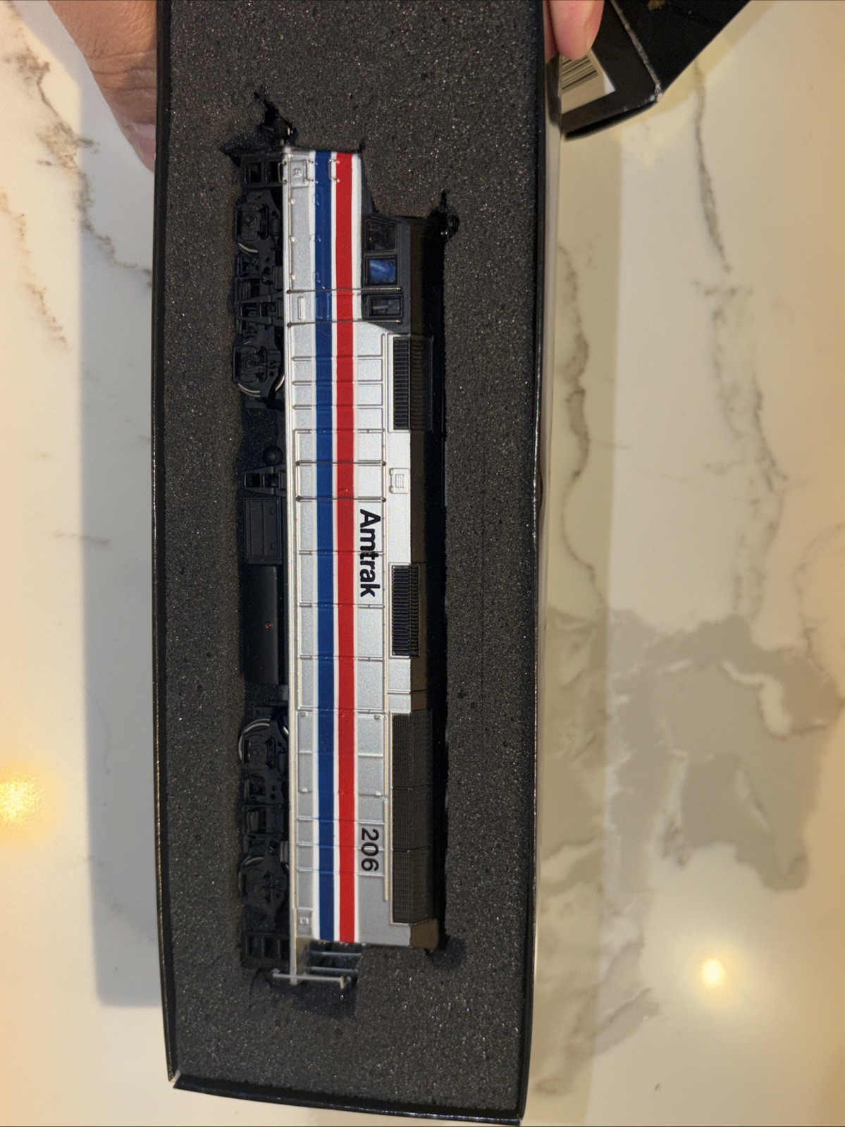 LI005 BACHMAN SPECTRUM 87017 train Ho Locomotive diesel EMD F40 PH Amtrak 227