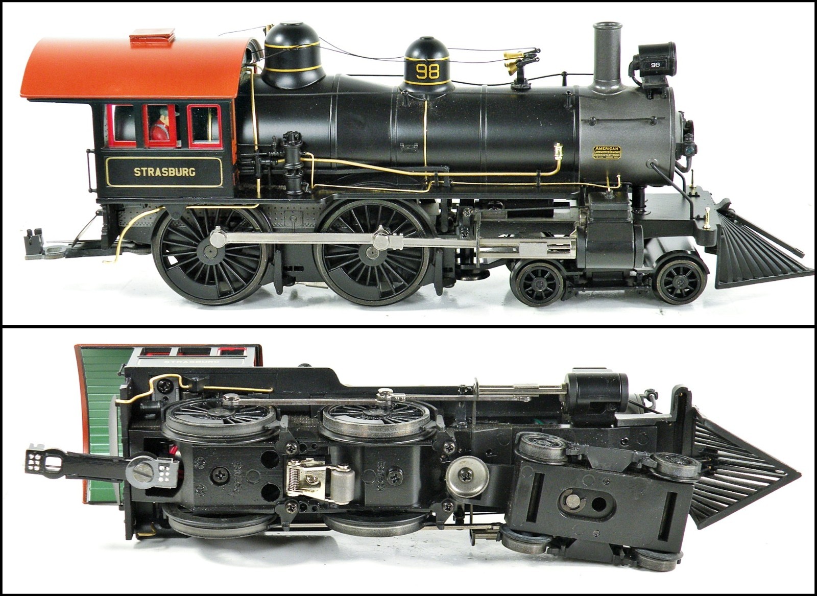MTH 20-3783-1 Strasburg 4-4-0 General w/ ProtoSound 3.0 LN