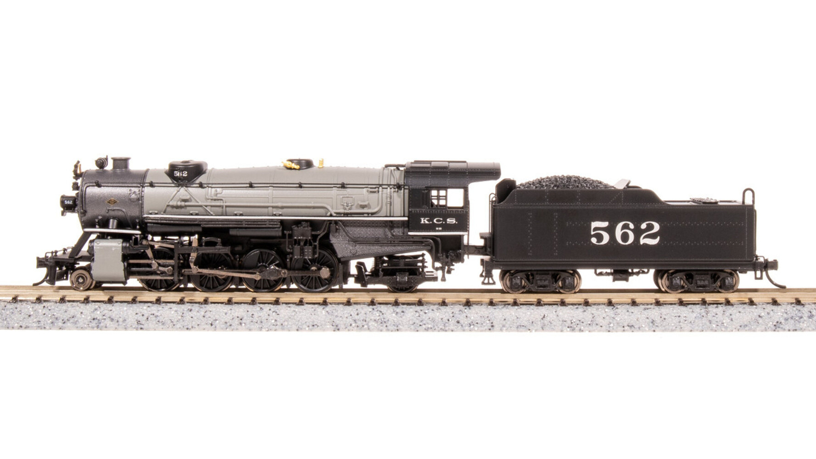 Broadway Limited 7834 N KCS USRA Heavy Mikado Light Gray Steam Locomotive #562