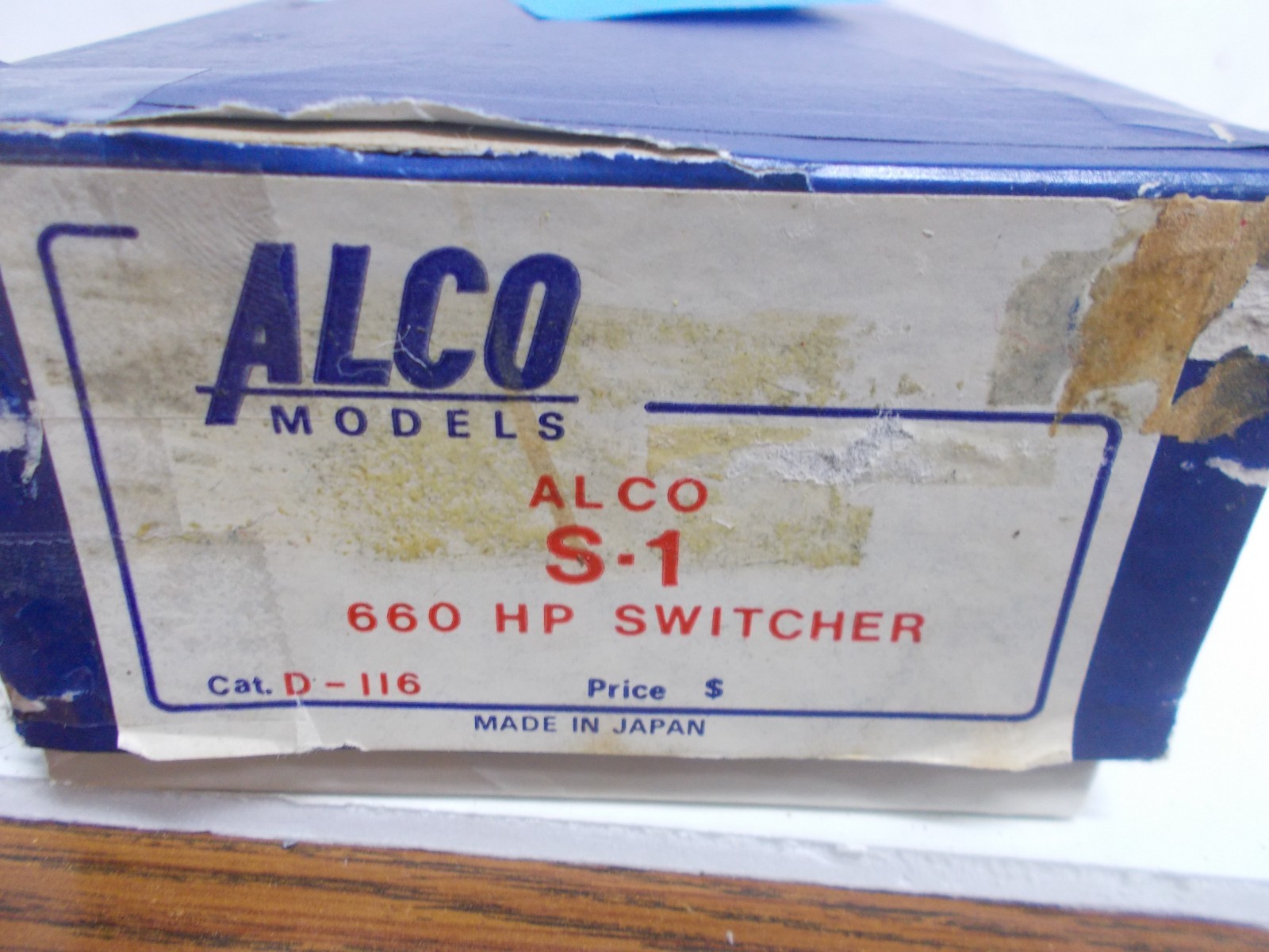 ALCO # D-116 ~BRASS~UNDECORATED ALCO S-1 LOCOMOTIVE ~RUNS GOOD~READ~HO SCALE