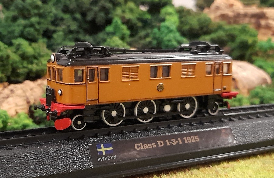 * N Scale * Amercom * SJ 1925 Class D 1-3-1 Electric Locomotive * Sweden *