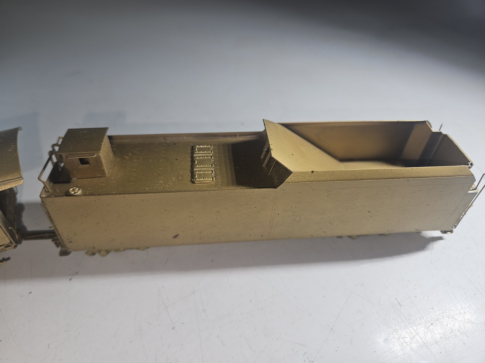 WESTSIDE MODEL CO. HO SCALE BRASS STEAM LOCOMOTIVE AND TENDER, PENNSYLVANIA M-1A