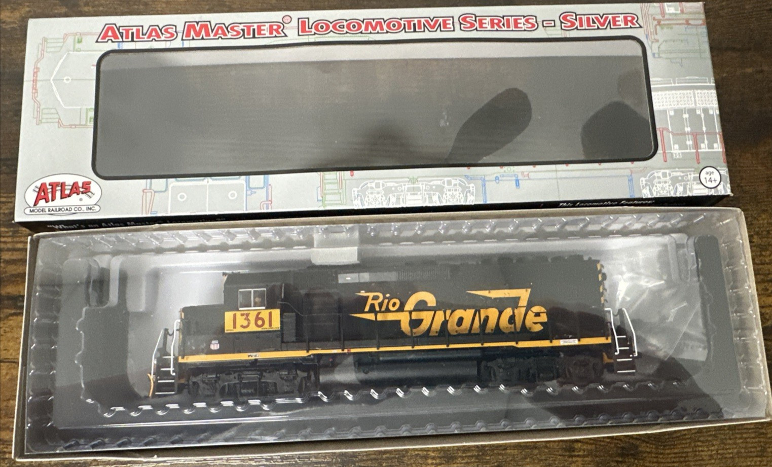 Atlas Silver Series HO 10004229 GP40-2 PH 1 D&RGW patched UP #1361 DCC Ready NOS