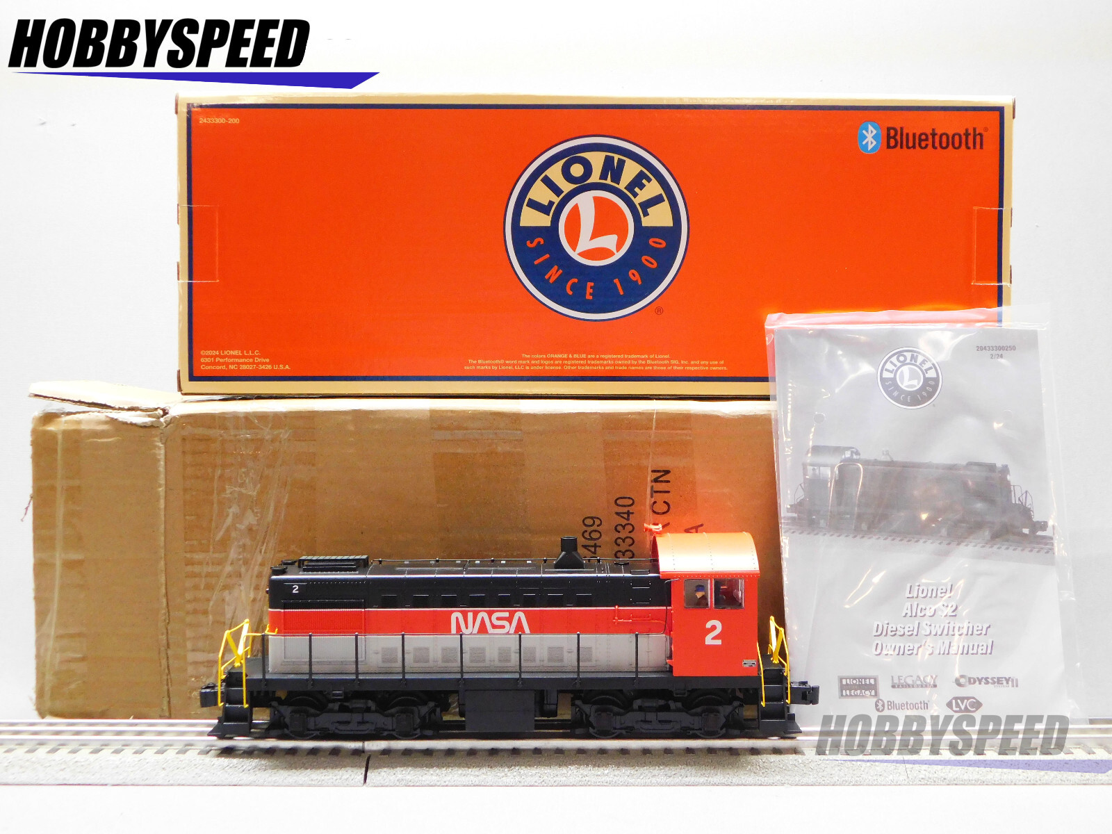 LIONEL BTO NASA LEGACY ALCO S2 #2 DIESEL ENGINE O GAUGE space train 2433340 NEW