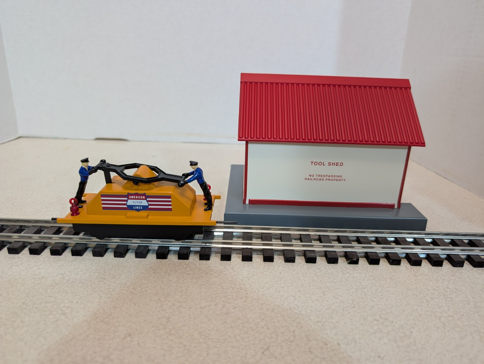 American Flyer 6-49815 #741 Handcar & Shed ~READ DESCRIPTION~