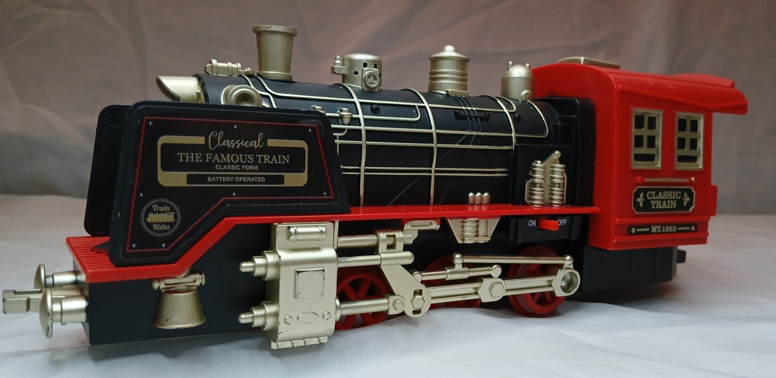 Hot Bee Classic Train Toys Steam Locomotive Engine Only MT.1863 The Famous Train