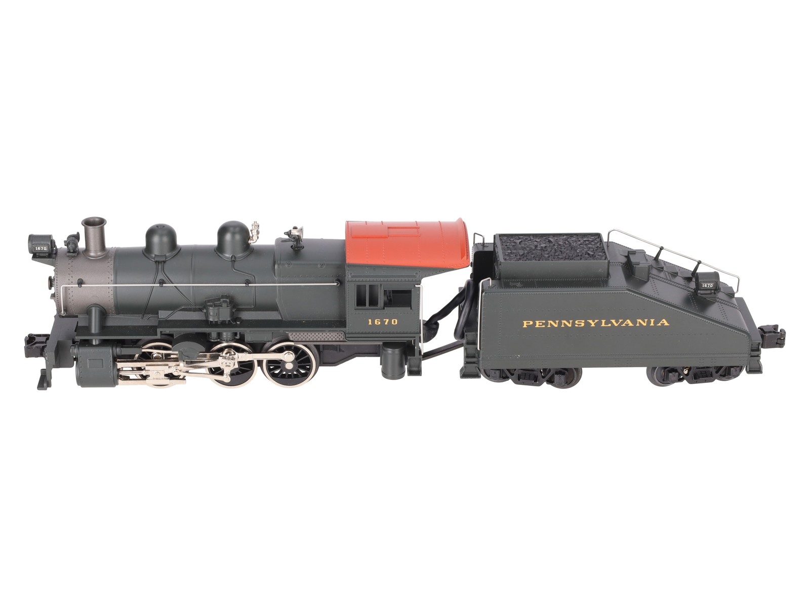 MTH 30-1170-1 Pennsylvania 0-6-0 B 6 Switcher Steam Engine w/PS2 #1670 EX/Box