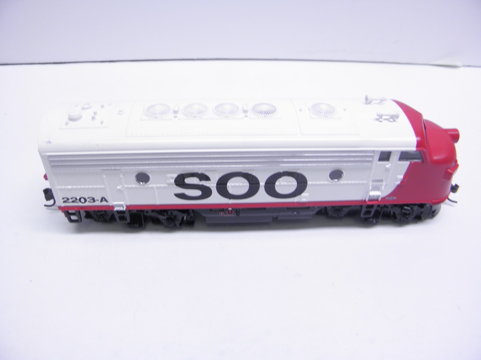 ATHEARN F7A-F7B – SOO LINE #2203-A & 2501-C – HO SCALE CHECKED & RUNS DC ONLY