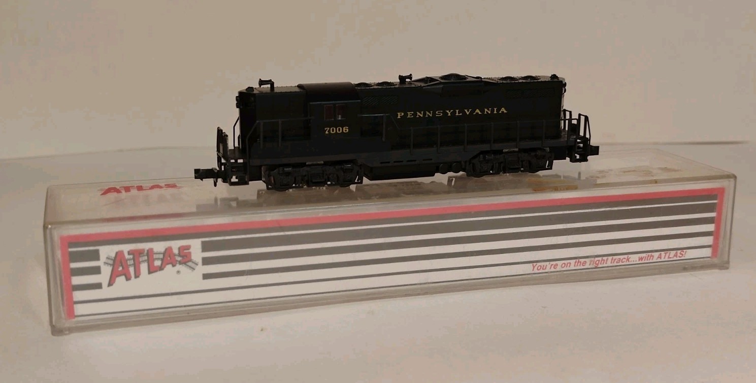 N Scale Atlas GP-9 #4336 Pennsylvania Diesel Locomotive Kato Drive Not Running