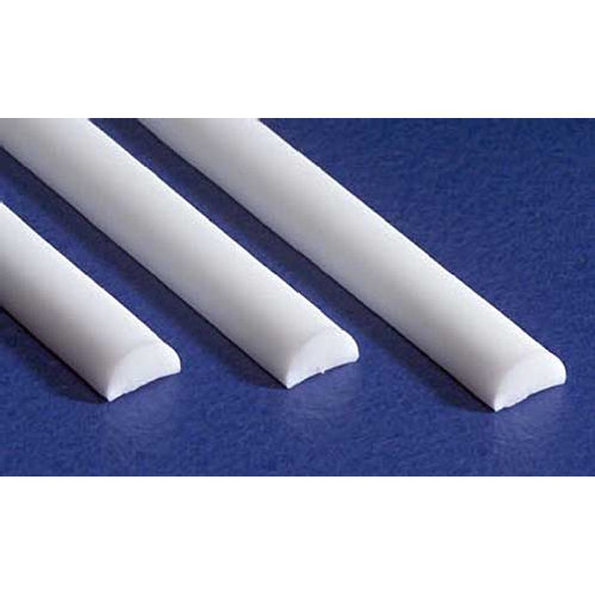 Evergreen Scale Models Half Round 1/8 3 EVG244 Plastic Building Supplies