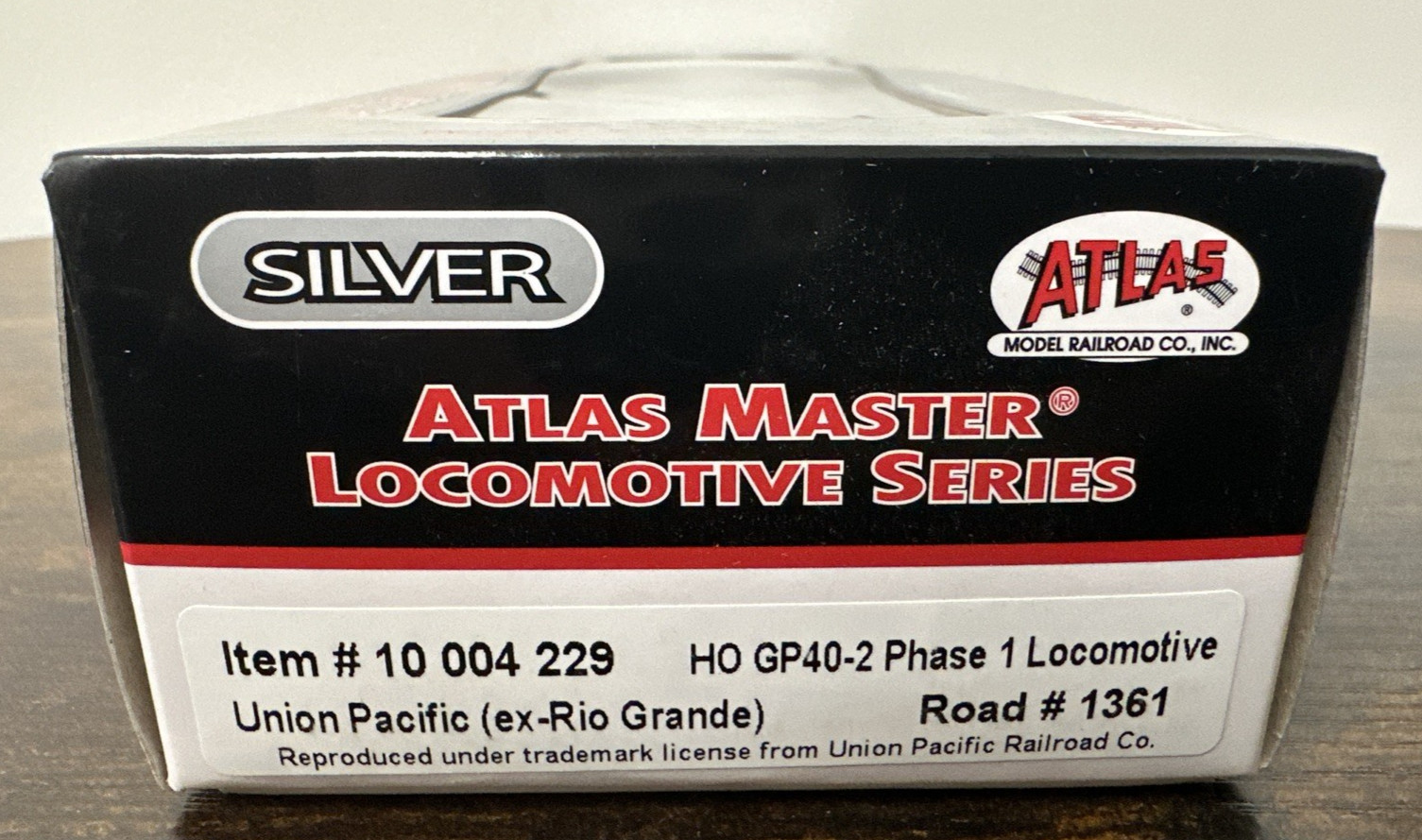 Atlas Silver Series HO 10004229 GP40-2 PH 1 D&RGW patched UP #1361 DCC Ready NOS