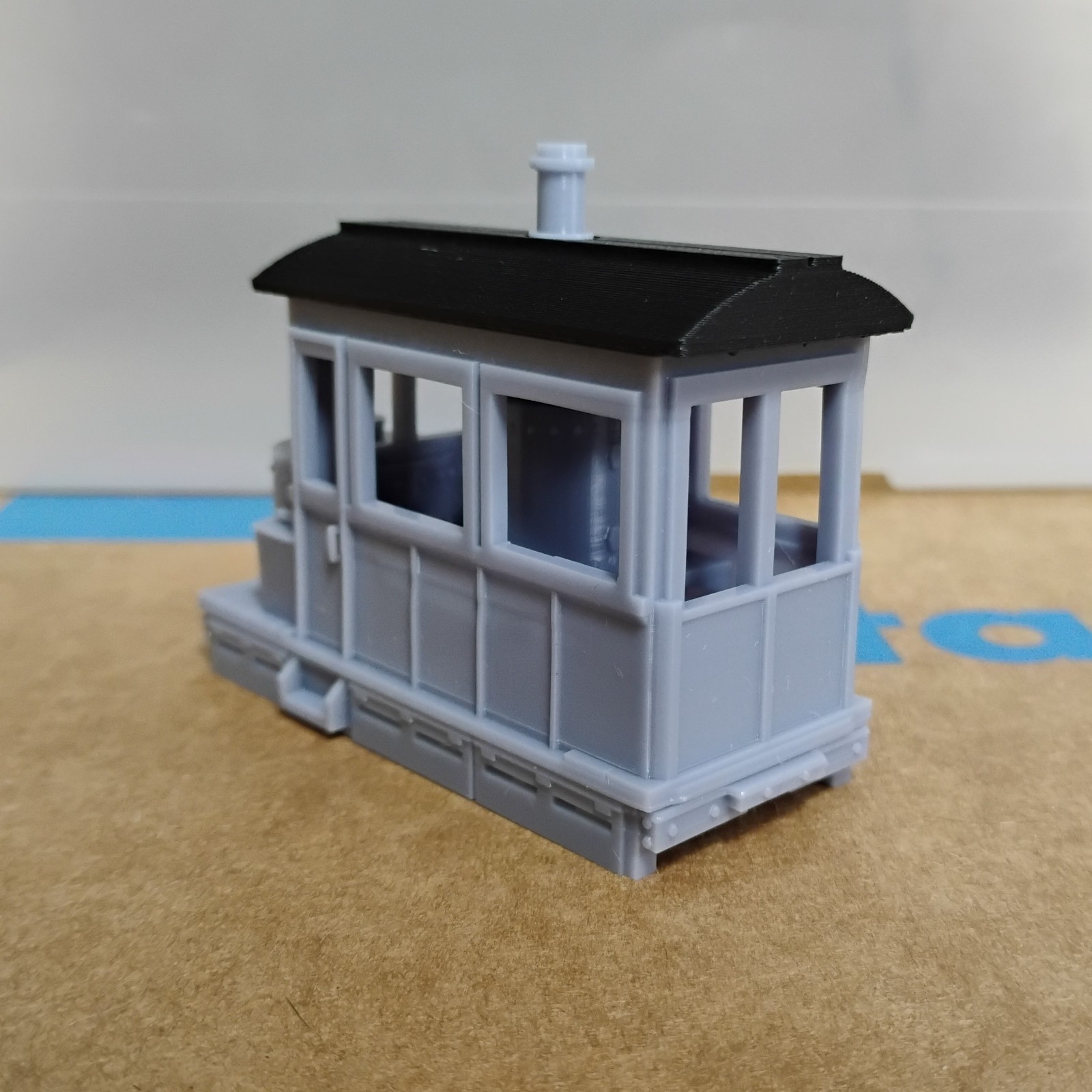 On18 CLASS A CLIMAX LOCO kit #1 for Kato 11-109/105 chassis. RESIN 3D Print.