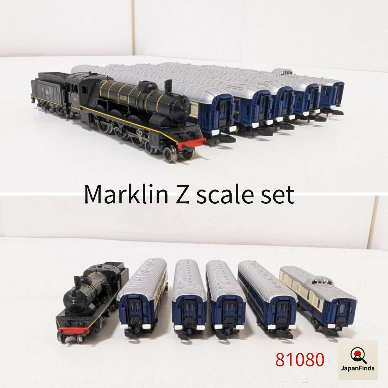 Marklin Z scale 81080 Orient Express Train Set mini-club International Coaches