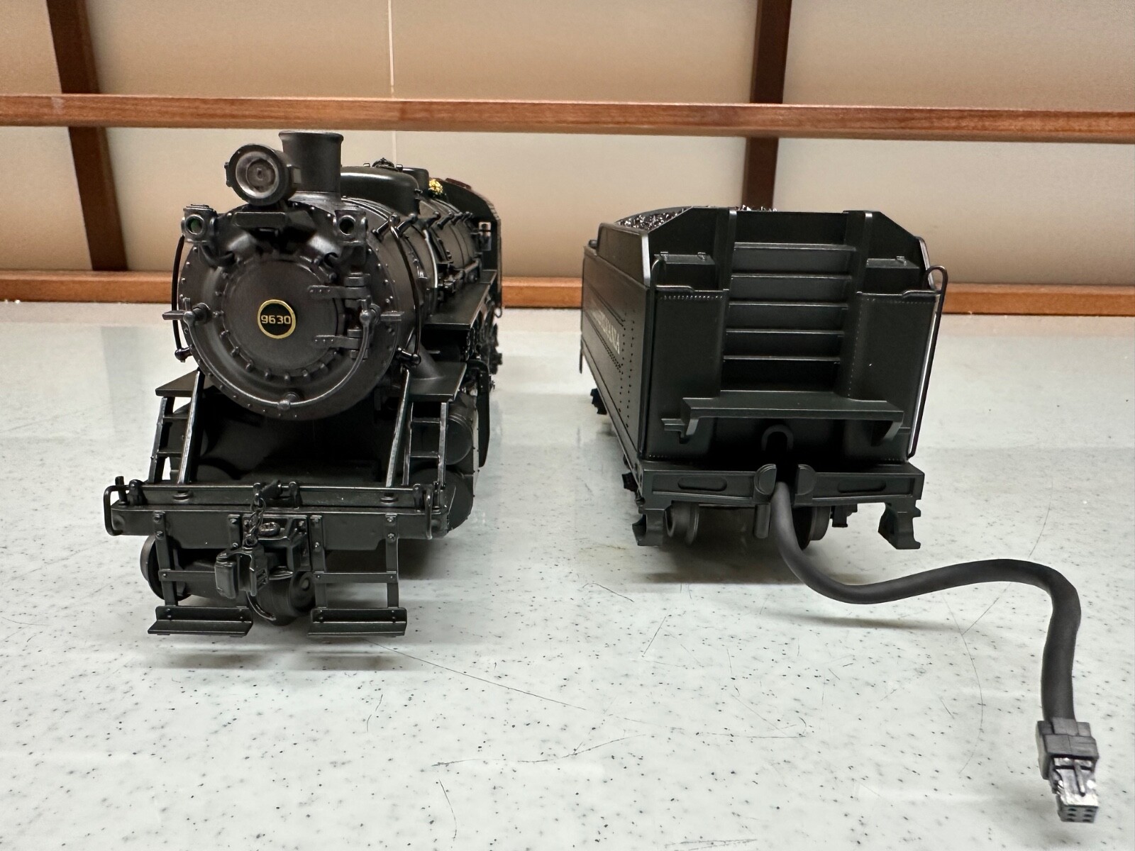 K-line K3680-9630W PRR Mikado #9630 Steam Engine w/Tender O 3 Rail NIB