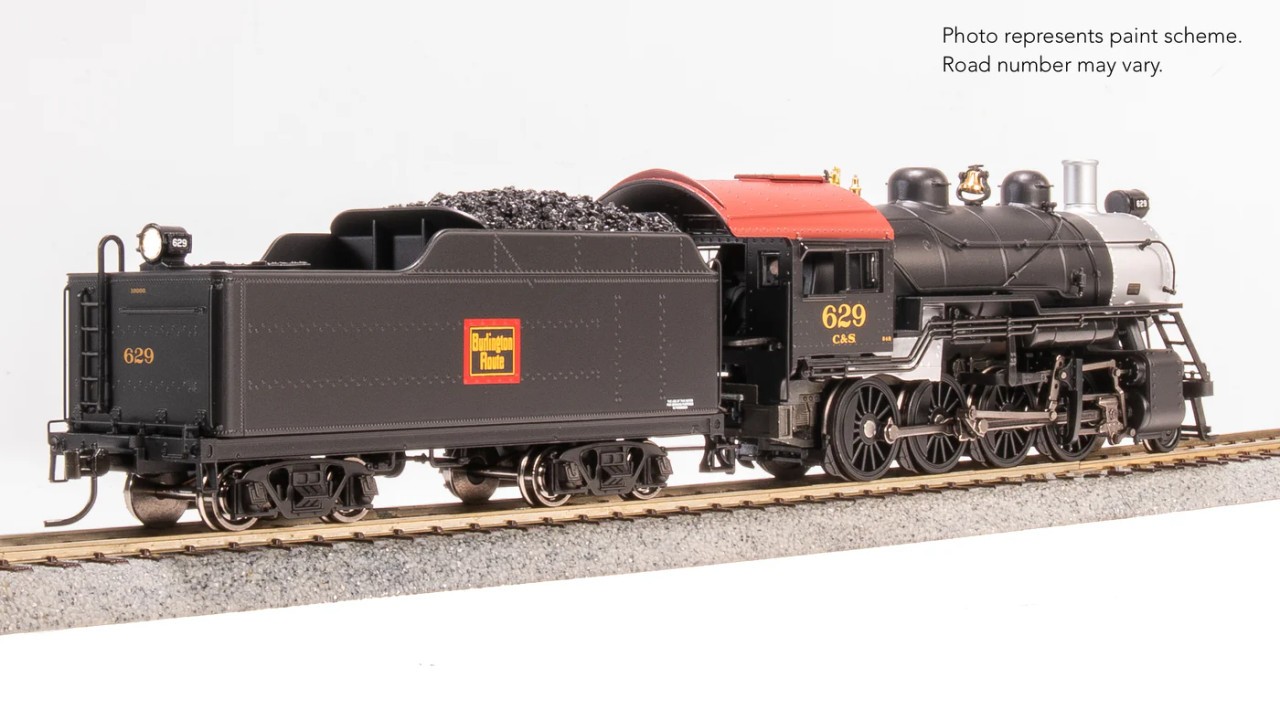 Broadway HO Scale ~ 2-8-0 Consolidation ~ Chicago Burlington Quincy ~ DC ~ 8749