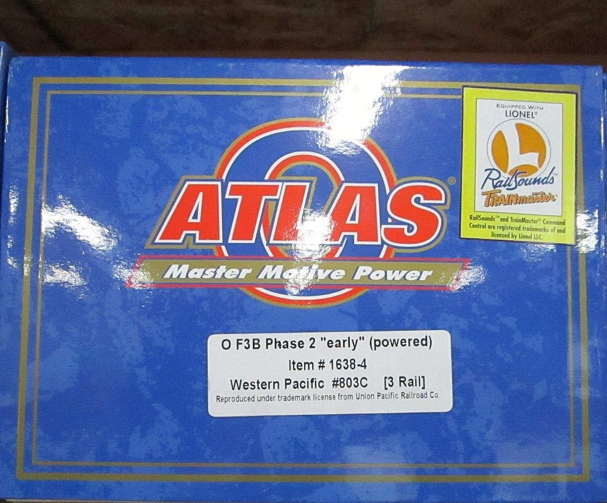 Atlas O 3 rail F3 PH2 ‘early’ ABBA Set Western Pacific ALL POWERED PS2 #803..LN