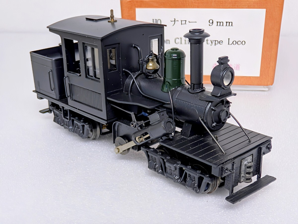 Sugiyama Model 14-Ton Climax Geared Steam Locomotive HO Narrow 9mm Tested #127