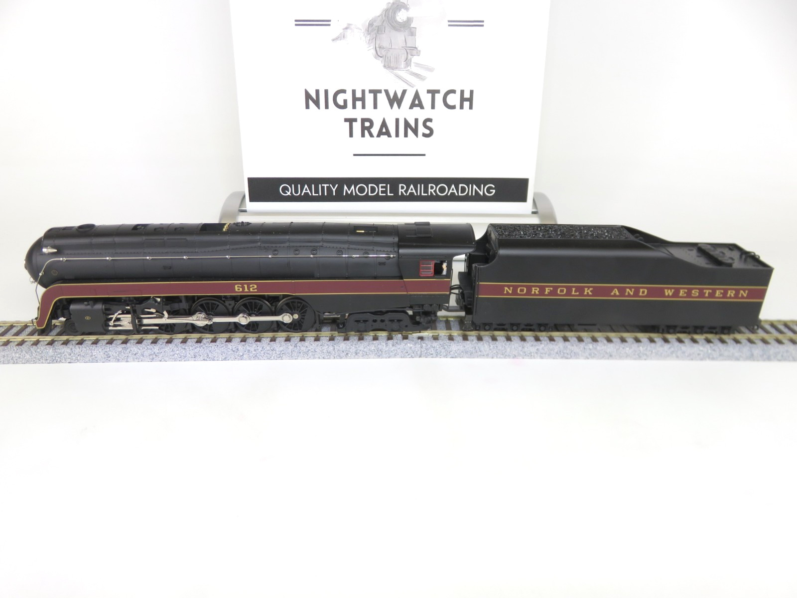 Broadway Limited 077 HO Norfolk Western 4-8-4 Class J Steam Locomotive DCC/Sound