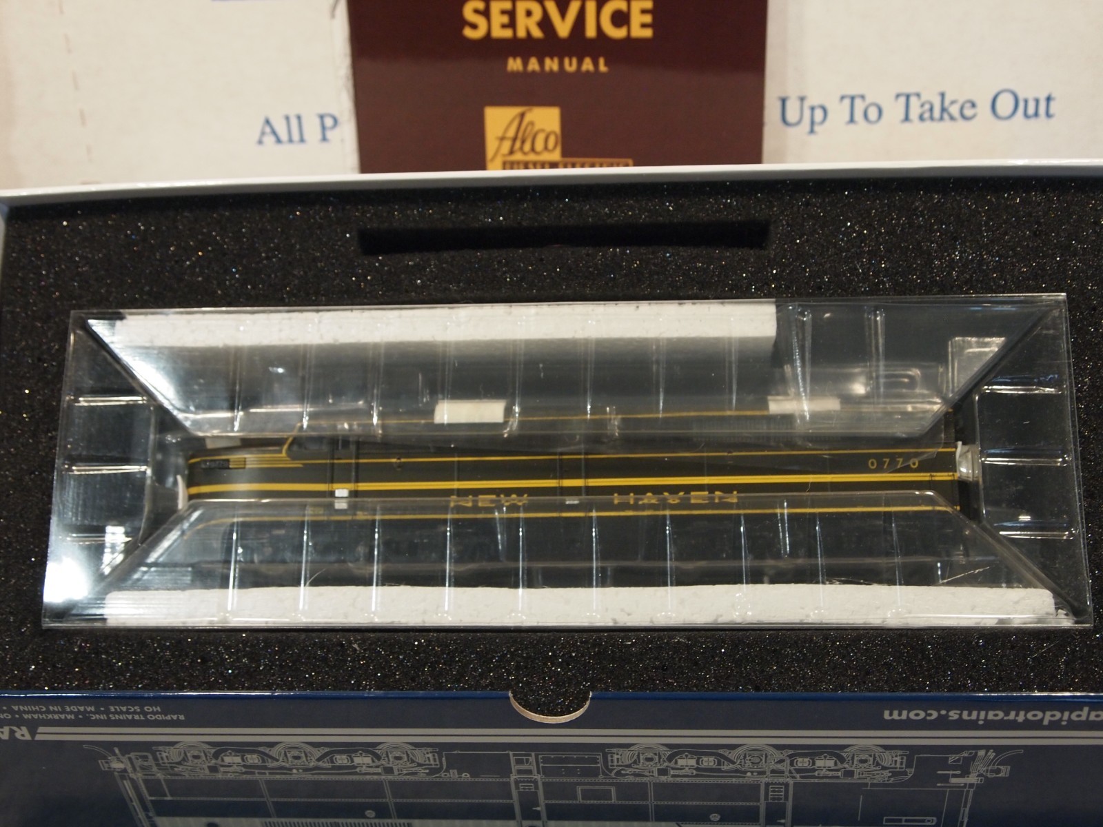 RAPIDO 23516 + 23517 ALCO PA-1 PAIR NEW HAVEN GREEN AS DELIVERED SOUND/DCC HO