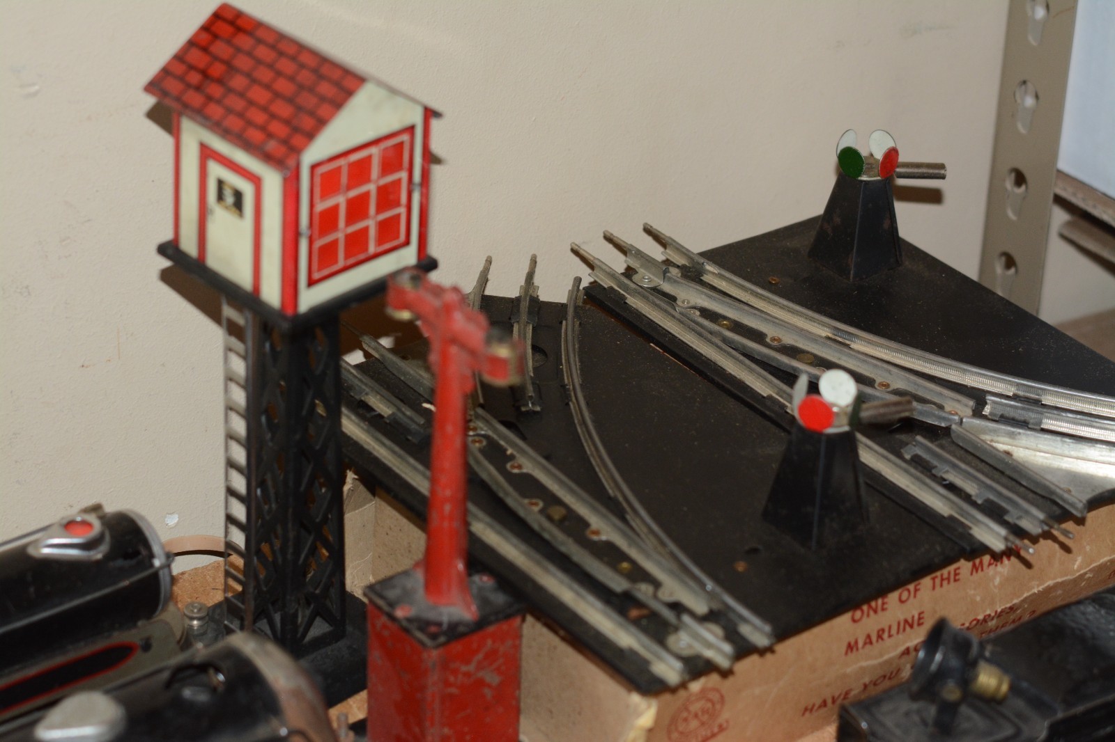 Railroad Model Trains. Lot of Vintage Pre-war Train Equipment