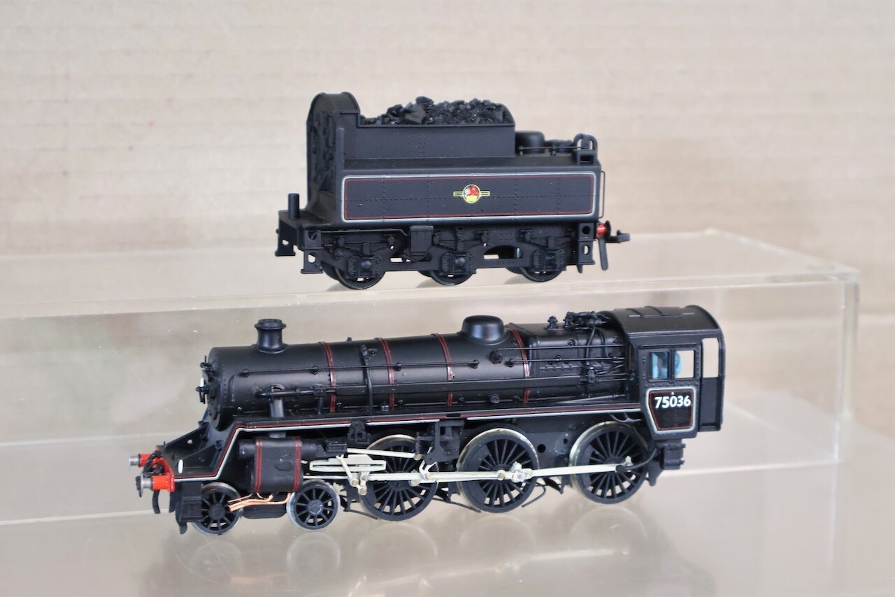 COMET MAINLINE KIT BUILT BR 4-6-0 STANDARD CLASS 4MT LOCO 75036 PORTESCAP ol