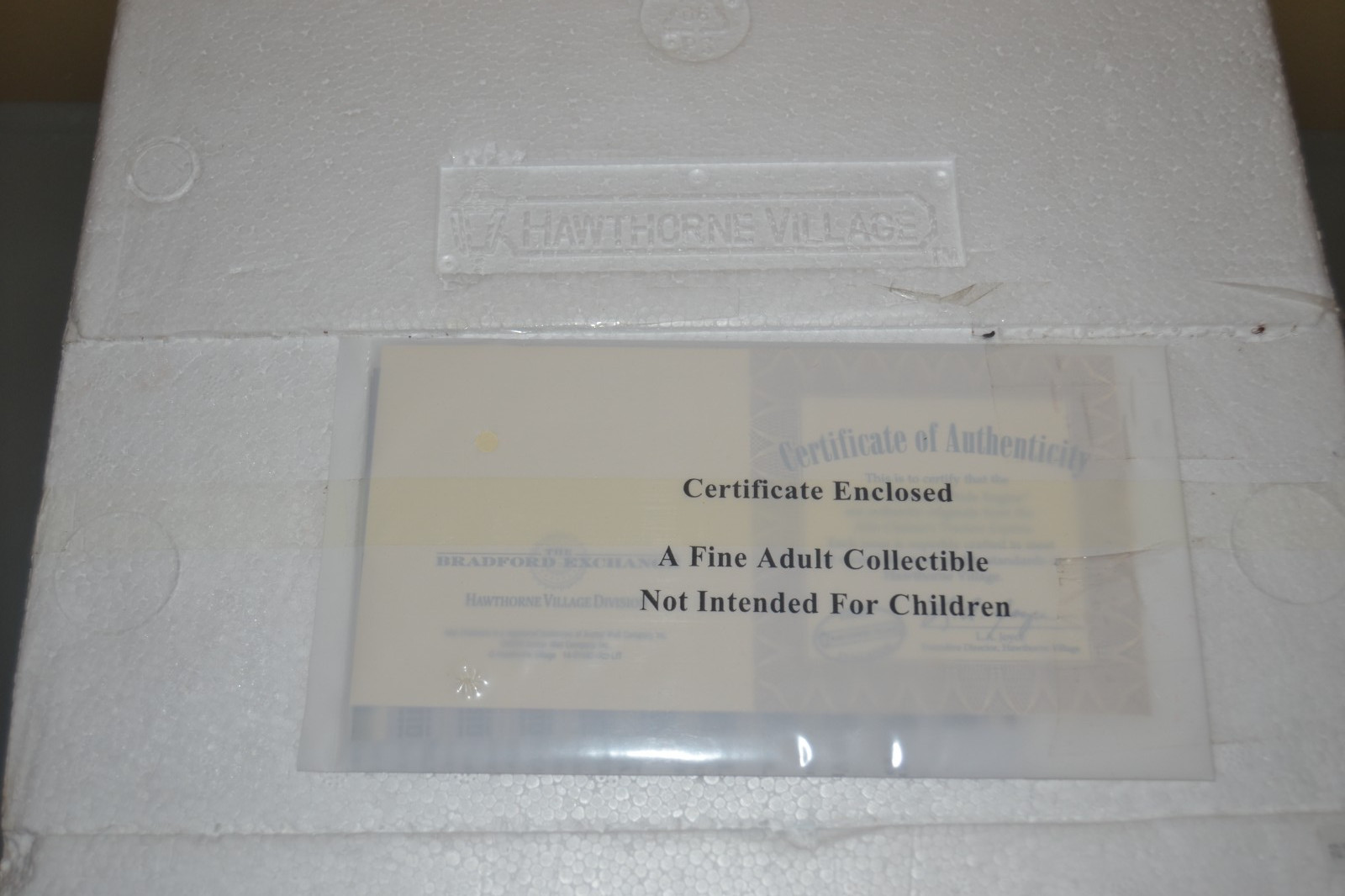 ALLIS CHALMERS HAWTHORNE VILLAGE BRADFORD EXCHANGE HO SCALE TRAIN SET NEVER USED