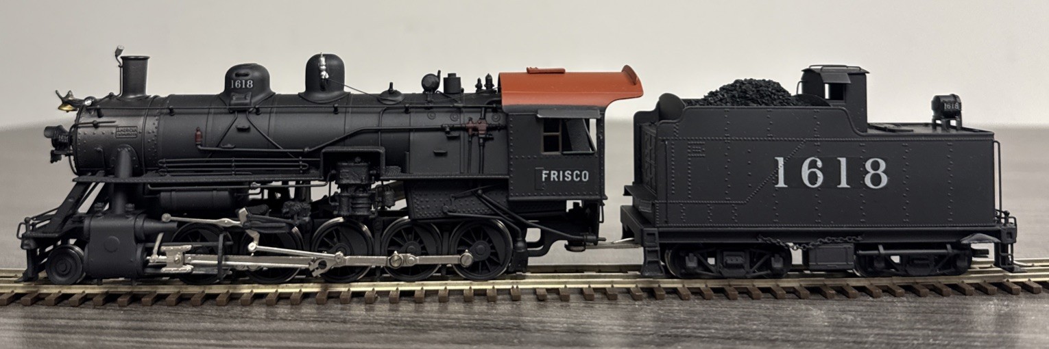 Pacific Fast Mail HO Brass Decapod FRISCO 2-10-0 Russian #1618 Pro-Painted/LNIB!