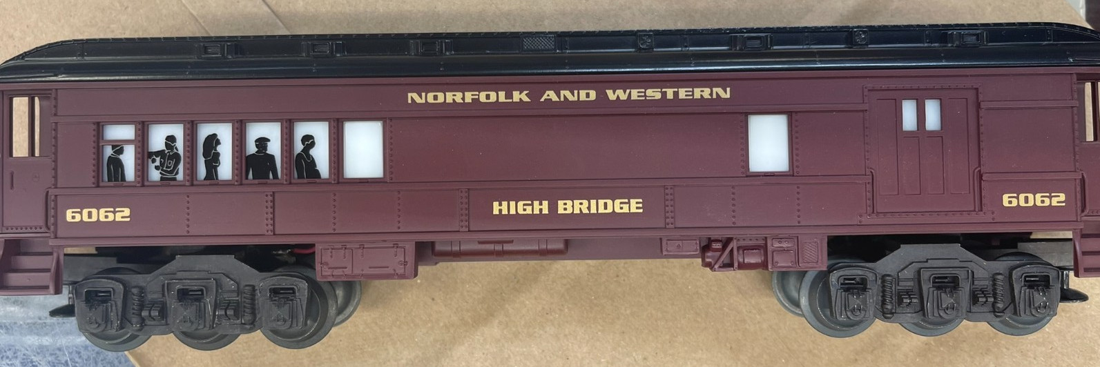 Lionel 18638 N&W 2-6-4 with 16061-16065, 5 Matching Passenger Cars, All Boxed