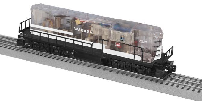 LIONEL 6-38348 Wabash Transparent Conventional GP7 Diesel #2337 (A-1)