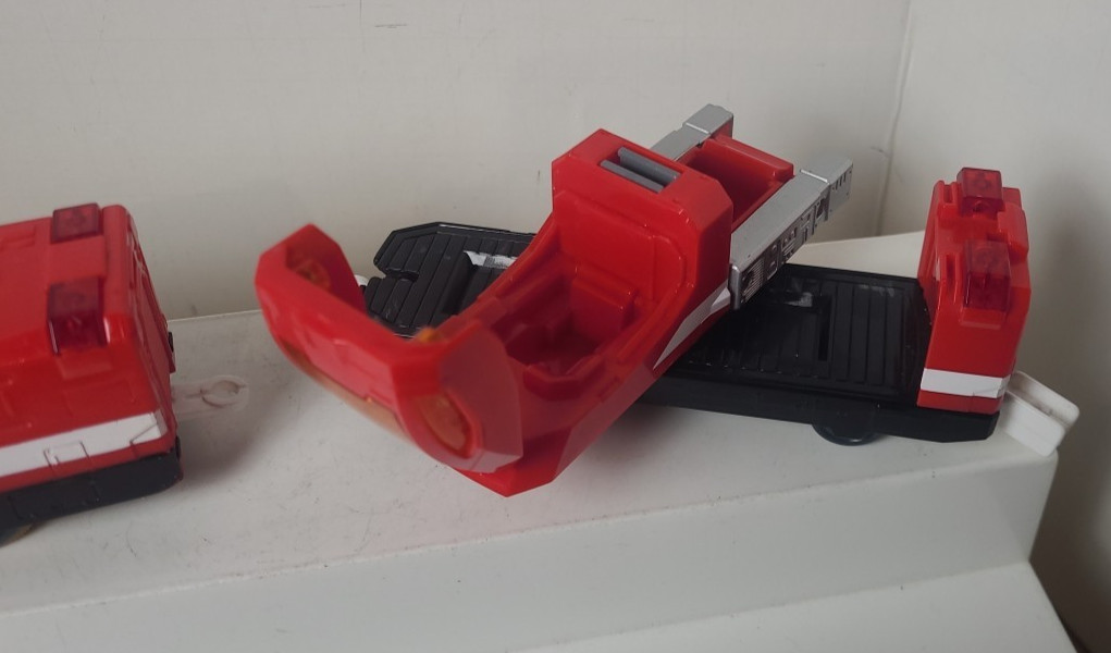 TOMY PLARAIL Big Hyper City Train Motorized FIRE CAR and PILOT CAR Parts