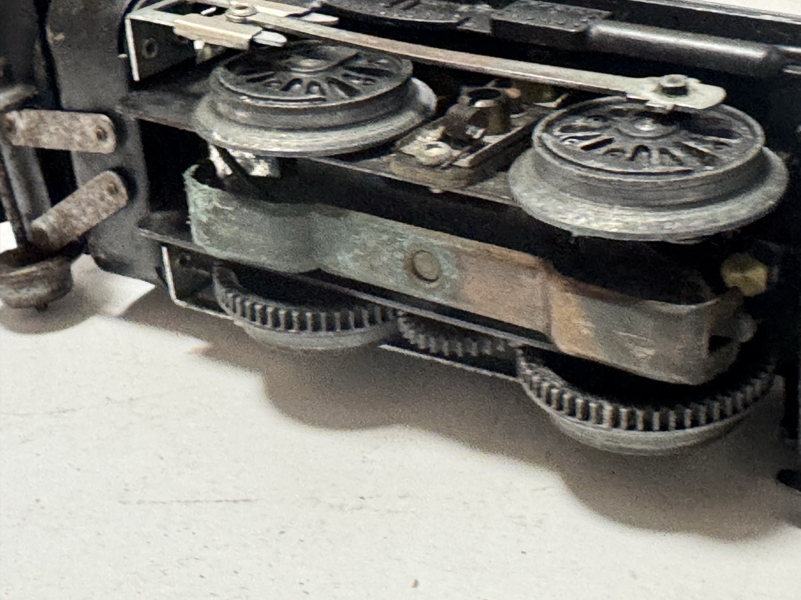 Marx 1950s 999 Locomotive and New York Central Tender train antique O gauge