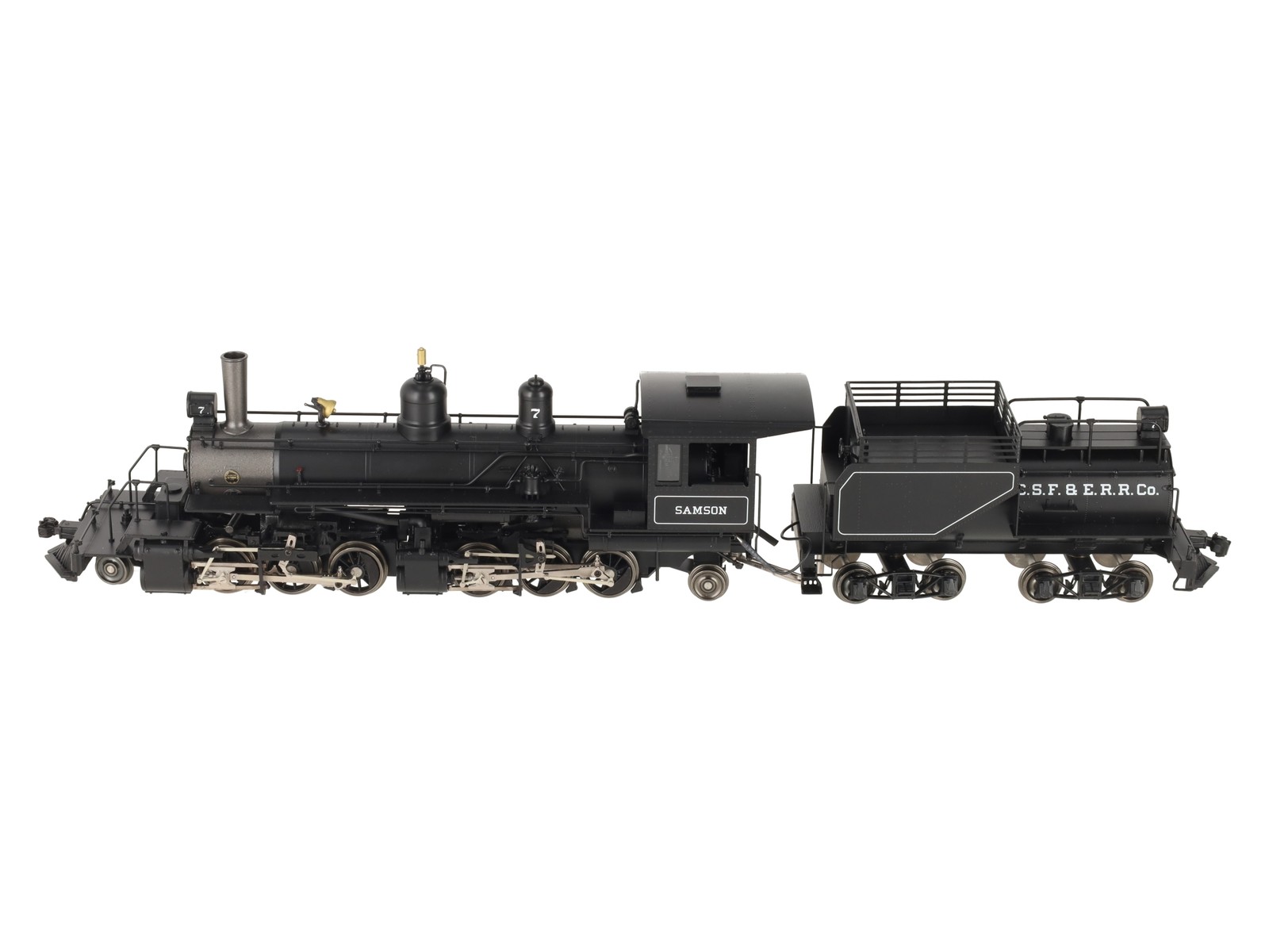 Sunset Models O 2-Rail Brass Samson Black Boiler 2-6-6-2 Steam Loco & Tender #7