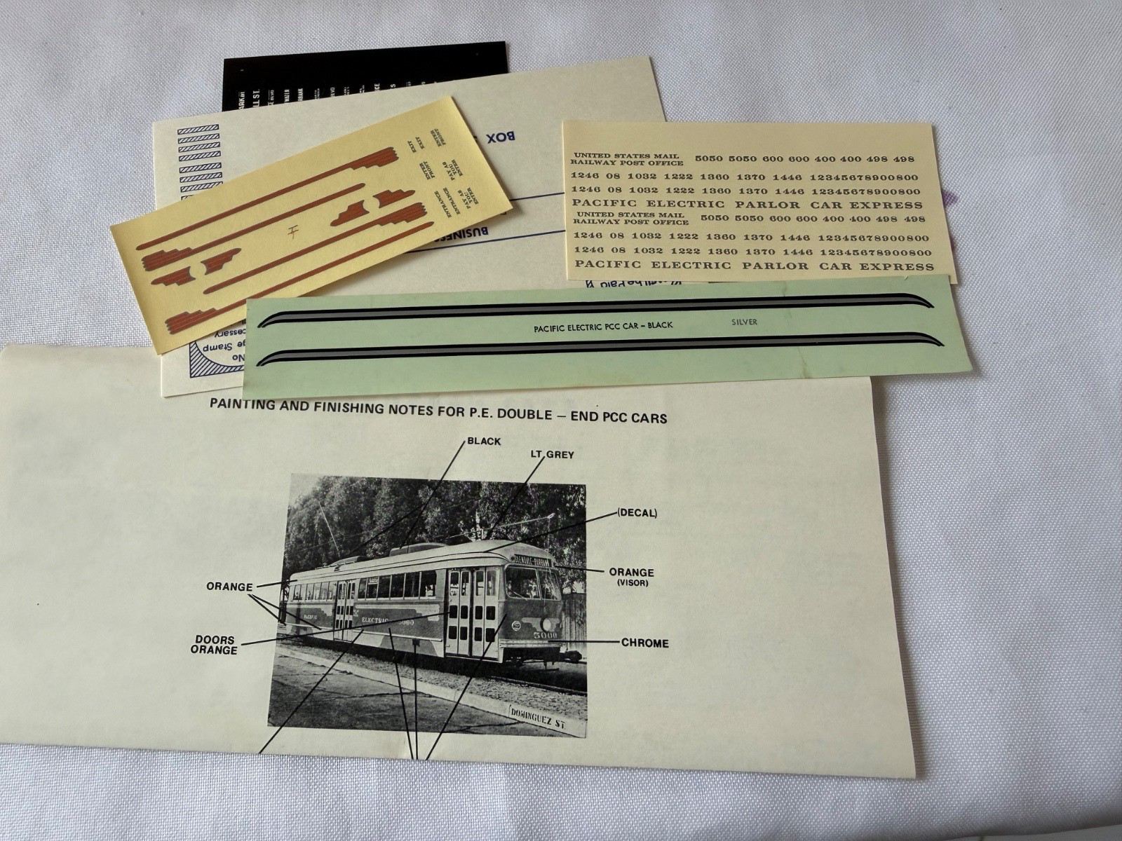 HO SUYDAM #5001 PACIFIC ELECTRIC DOUBLE-END “P.C.C.” STREETCAR ( POWERED)