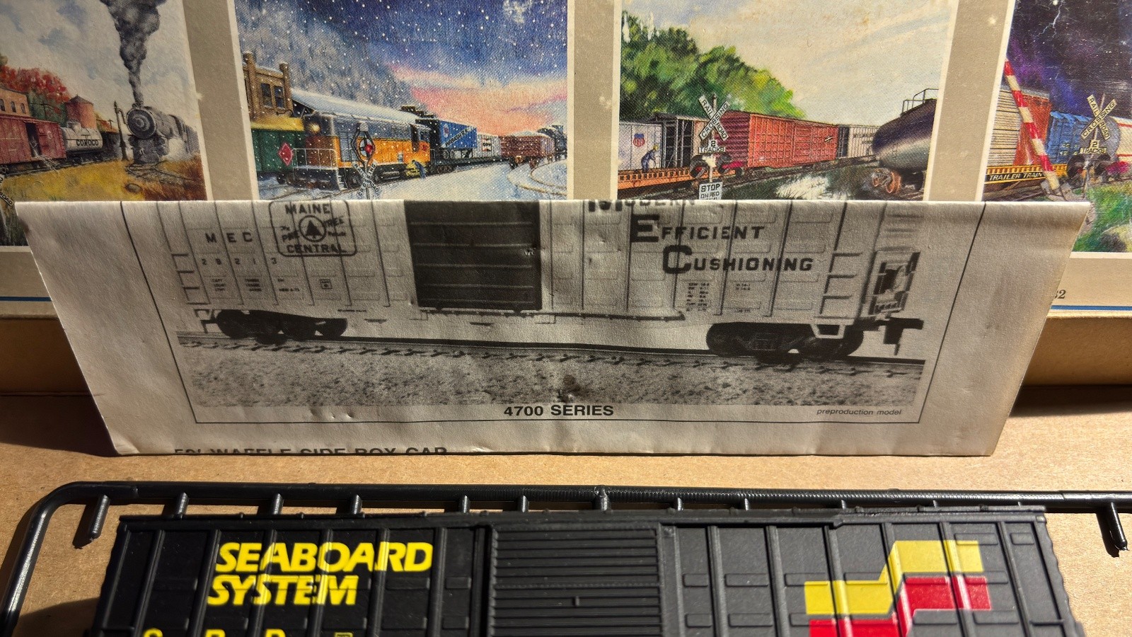 Walthers HO Seaboard System 4700 Series Boxcar SBD 24125 Original Box
