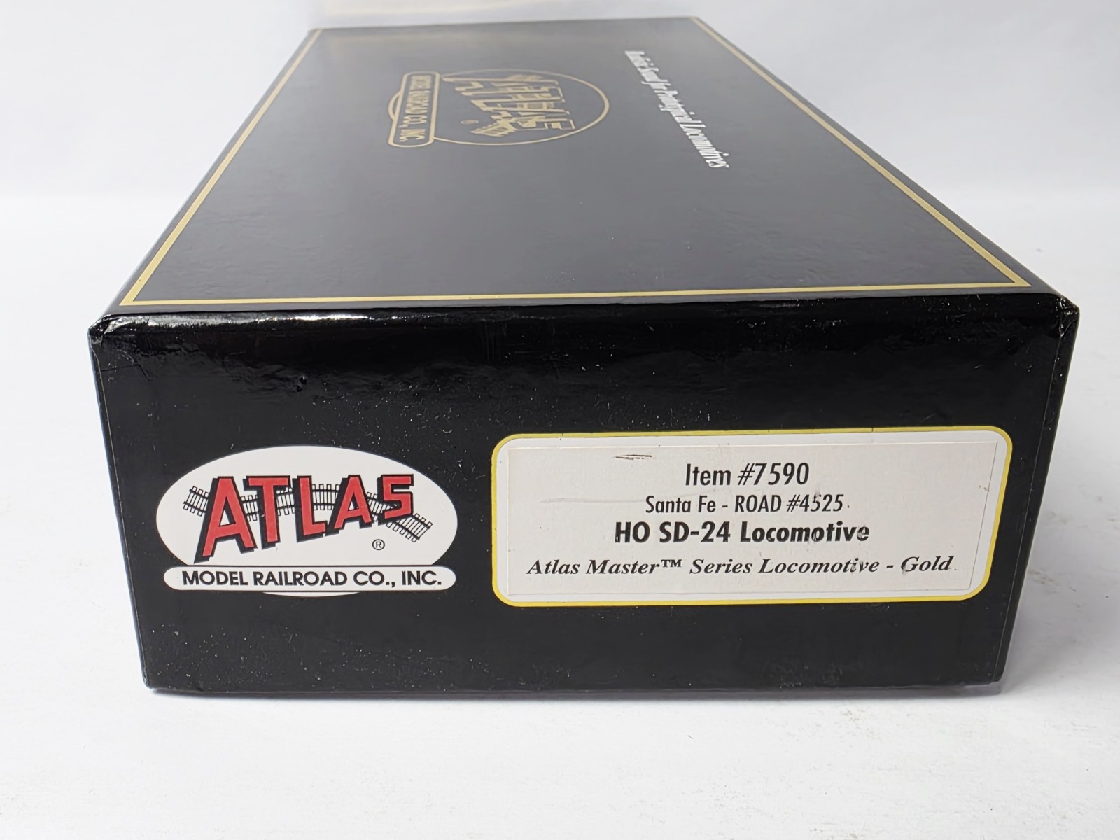 ATLAS GOLD SANTA FE LOCOMOTIVE #4525 W/ SOUND IN BOX VERY NICE LOT 11