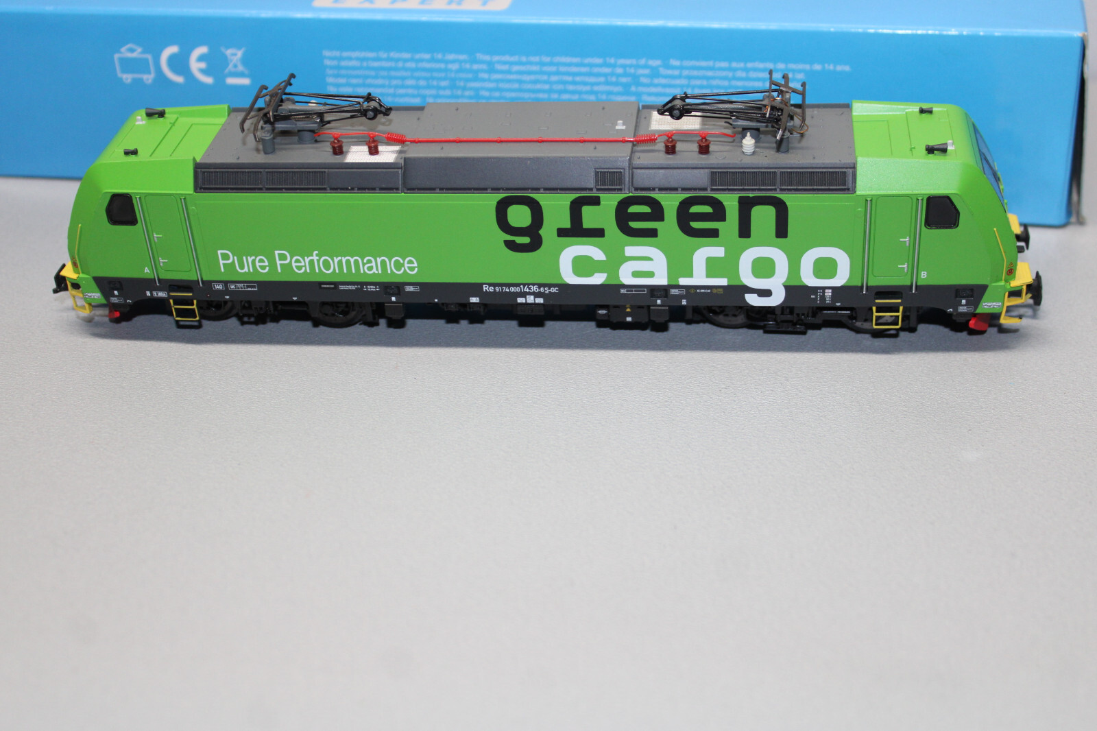 Piko 59545 DCC Digital Locomotive Series 185.2 Green Cargo VI Scale H0 OVP