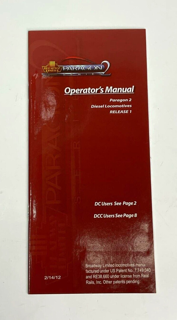 Paragon 2 Series HO Scale Dual Mode Sound & Operation For DC & DCC 2748 – NEW