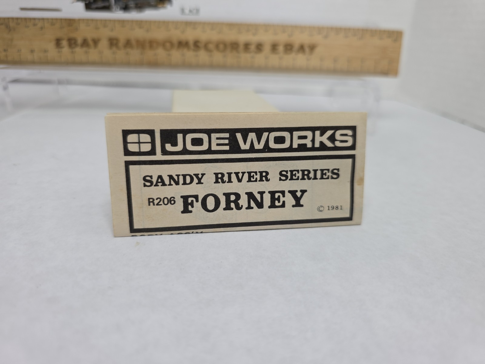 HOn30 Joe Works R206 Brass 0-4-4T Forney Steam Loco Sandy River As Is Read Desc.