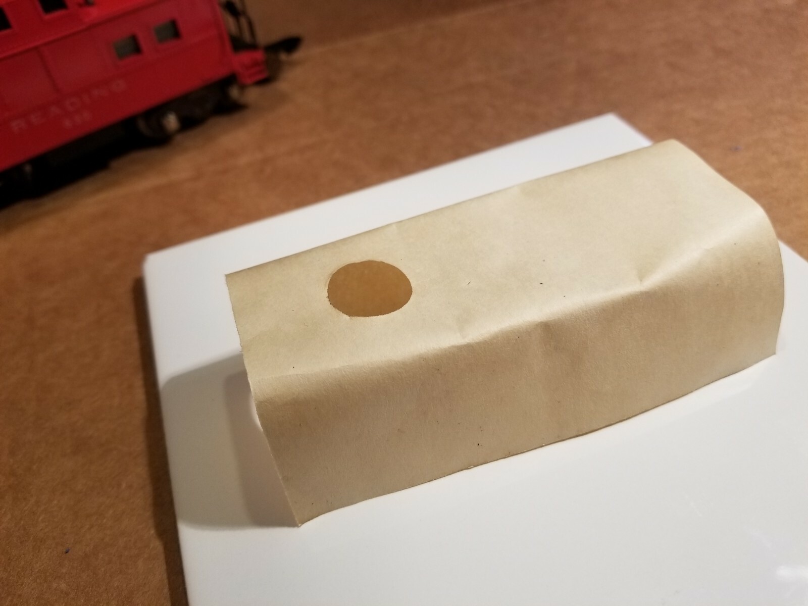 AMERICAN FLYER 1 SET 2 Original American Flyer Caboose Paper Light Diffusers