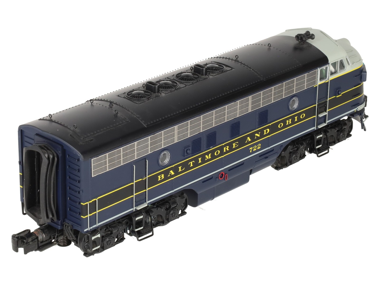 MTH 20-20605-1 Baltimore & Ohio F-7 A Unit Dsl Engine w/PS3 (Hi-Rail Whls) #722