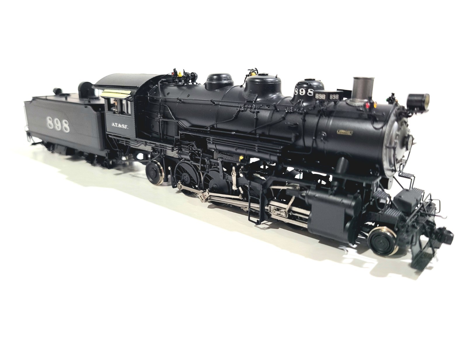 Division Point Boo-Rim AT&SF 2-8-2 Atchison Santa Fe #898 HO Brass #DP-3902 DCC