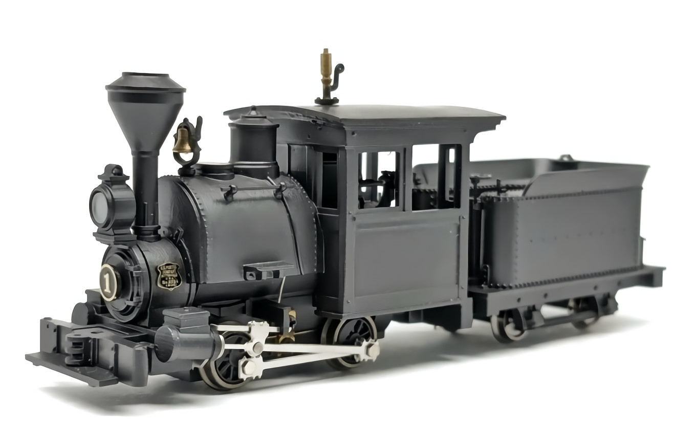 HOn30/HOe/HOn2-1/2 TMW 0-4-0 H.K. Porter Steam Locomotive w/Tender Kit Fluted