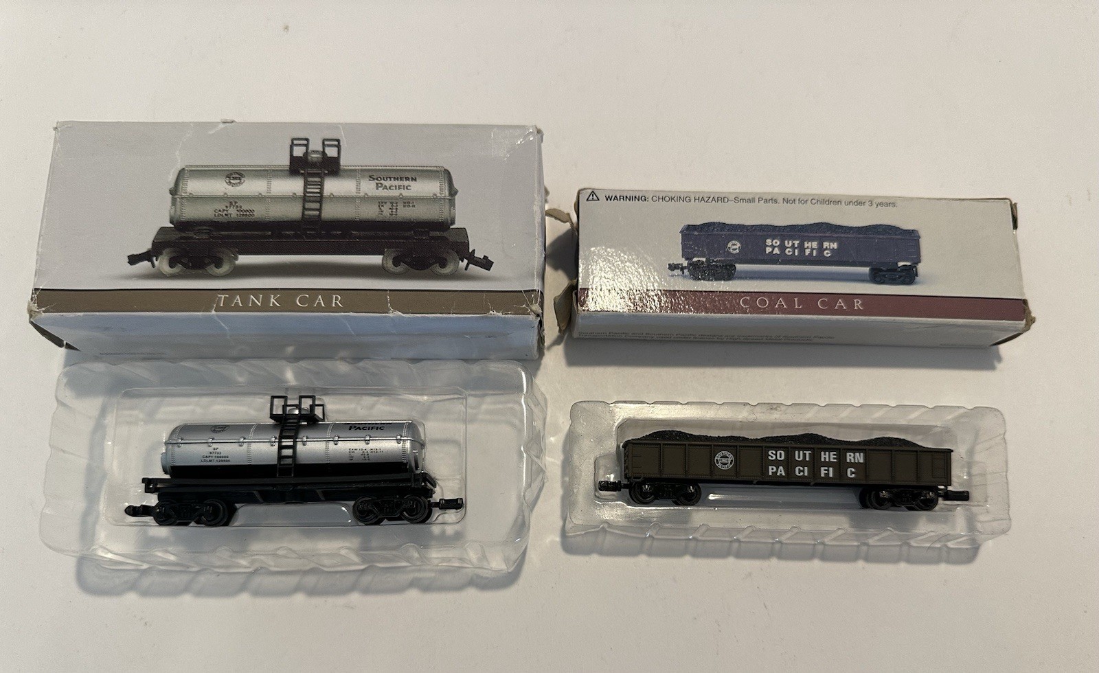 2 High Speed Metal Products Southern Pacific Locomotive Tank & Coal Car
