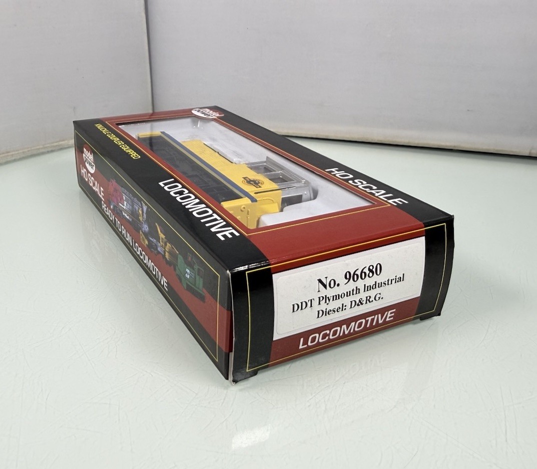 Model Power HO Scale DDT Plymouth Industrial Diesel Switcher Locomotive D&RG NEW