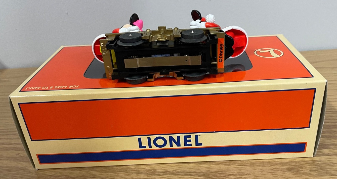 Lionel 6-18433 Mickey Minnie Mouse Disney Christmas Handcar O Gauge Train motor
