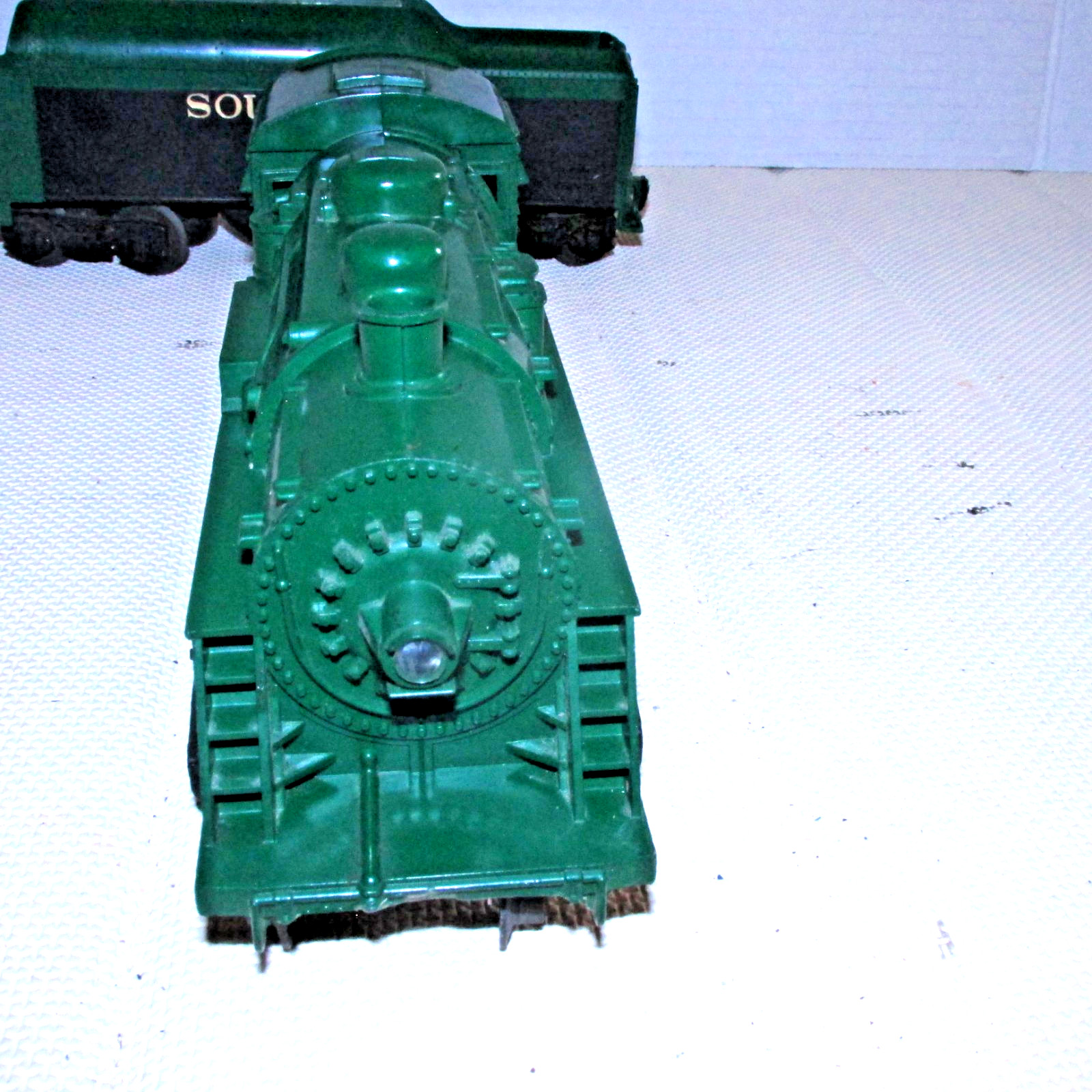 O O27 Lionel 8302 Green 2-4-0 & Southern Coal Rattle Tender Lights USA