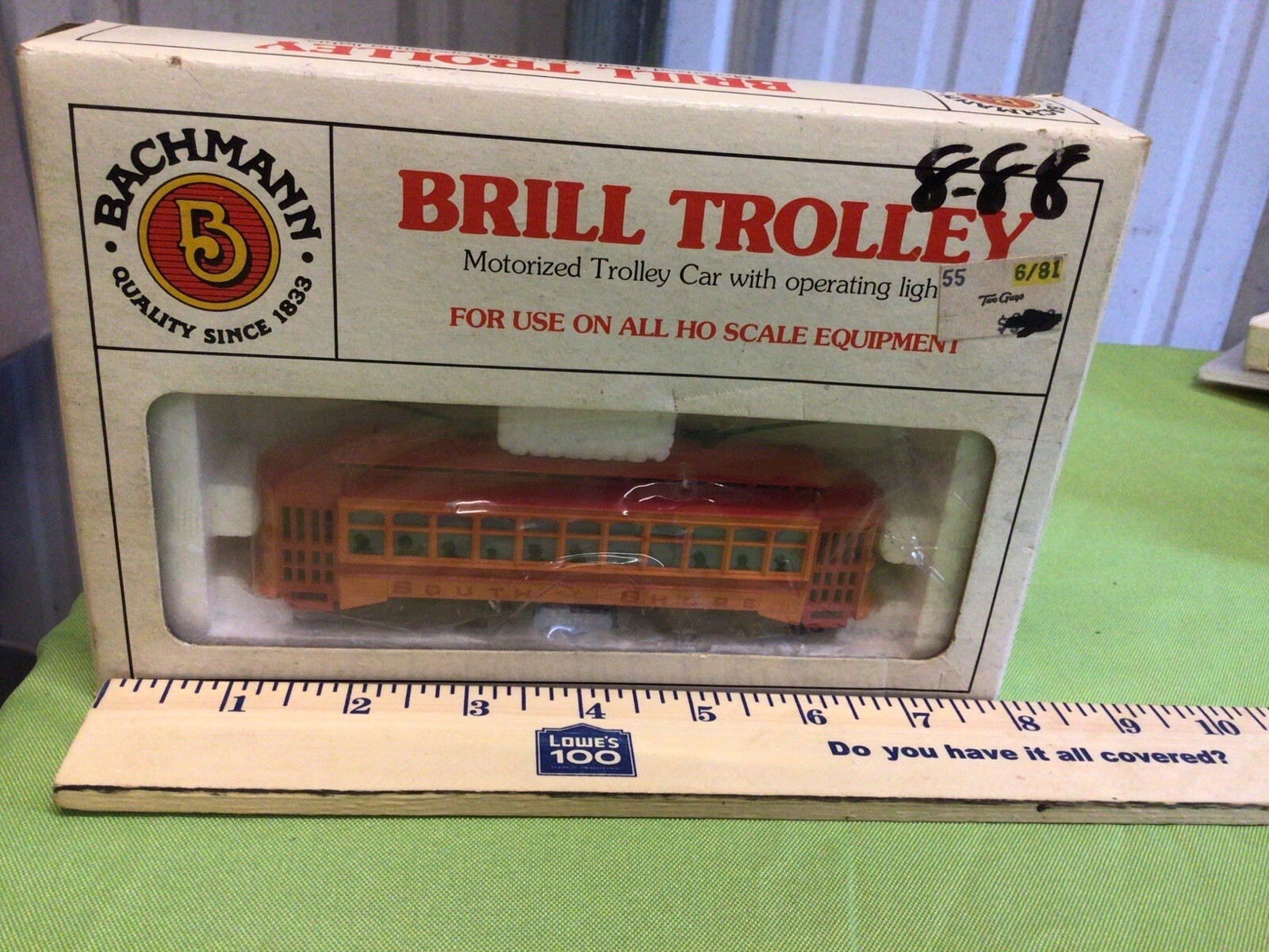 Bachmann brill trolley South Shore 34