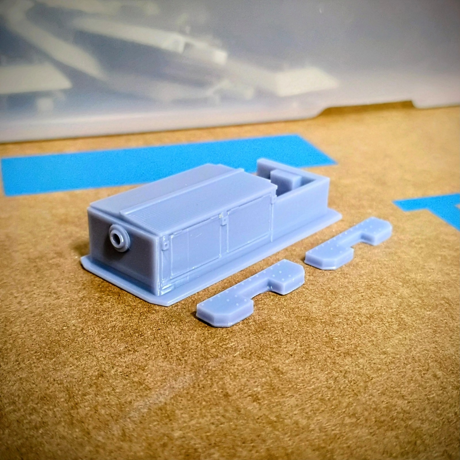 HOn30 BATTERY LOCO kit #1. For the Kato 11-109 chassis. RESIN 3D Print. NEW!