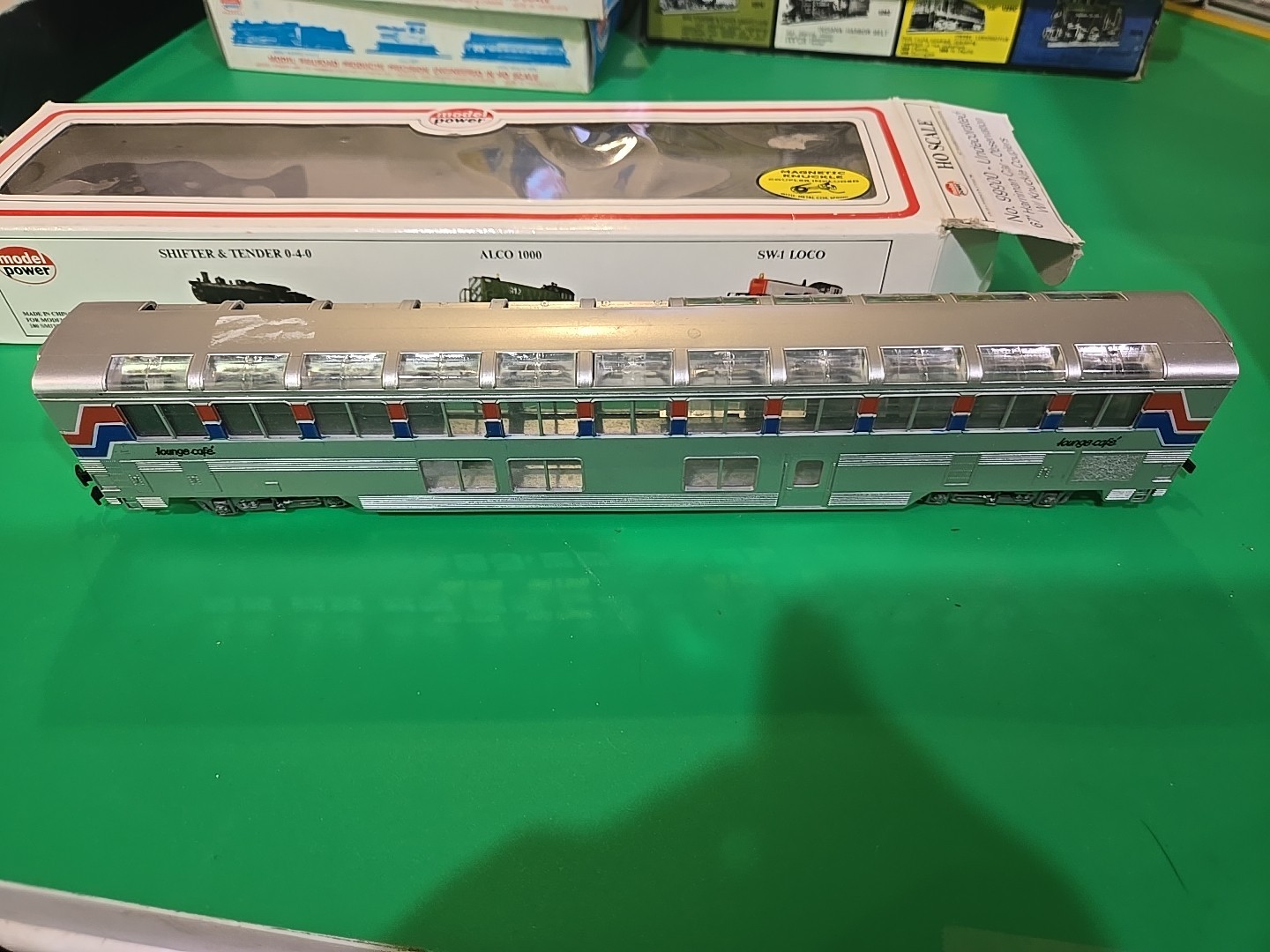 99900 Undercoated 67′ HARRIMAN CAR OBSERVATION W/KNUCKLE COUPLERS (H)